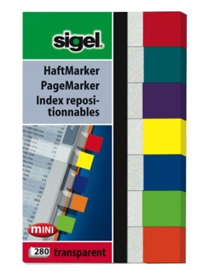 Nalepovacie indexy SIGEL HN677 7-farebné