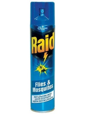 Sprej Raid proti škodcom (na lietajúci hmyz)