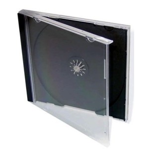 Box na 1 CD čierny