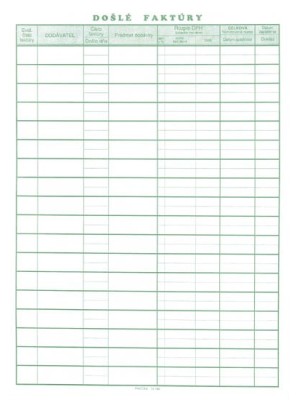 Kniha došlých faktúr s DPH