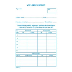 Výplatné vrecko