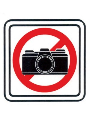 Piktogram Zákaz fotografovania