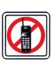 Piktogram Zákaz používania mobilných telefónov
