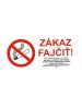 Nálepka "Zákaz fajčiť"