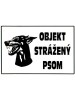 Nálepka "Objekt strážený psom"