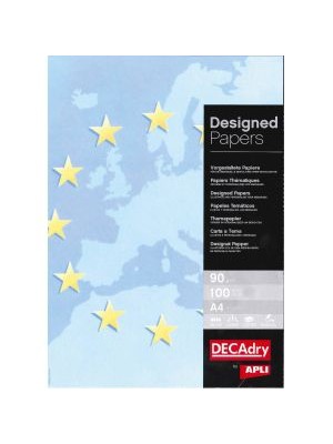 Ilustračný papier Európa modrý 90g, 100 ks