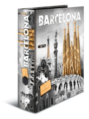 Pákový zakladač A4 MOTIV 8cm Barcelona