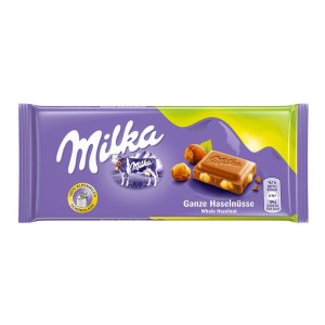 Čokoláda Milka s celými lieskovými orieškami 100g