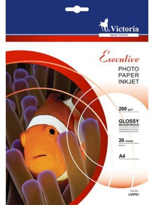 Fotopapier  VICTORIA "Executive", A4, 260g, vysokolesklý