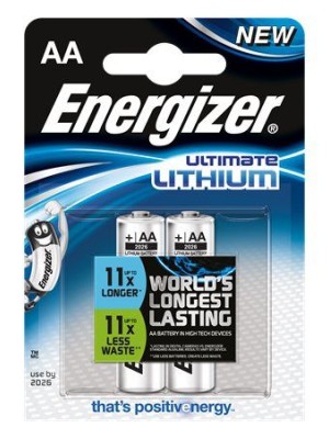 Tužkové batérie AA ENERGIZER "Ultimate Lithium", 2 ks