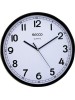 Nástenné hodiny, 30 cm, čierny rám, SECCO "Sweep second"