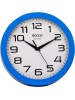 Nástenné hodiny, 25 cm, farebný rám, SECCO "Sweep second"