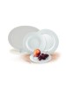 Plytký tanier, porcelán, 24 cm priemer, ROTBERG, "Basic", biely Plytký tanier, porcelán, 24 cm priemer, ROTBERG, "Basic", biely