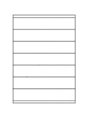 Etikety SOREX, biele, 210x40  mm