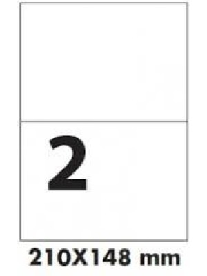 Etikety SOREX, biele, 210x148  mm