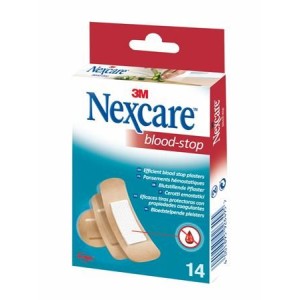 Náplaste na zastavenie krvácania "Nexcare Blood-Stop", 14 ks/bal
