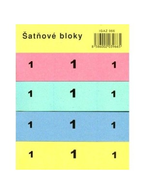 Šatňové bloky farebné