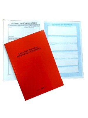 Kniha pokladne ERP červená