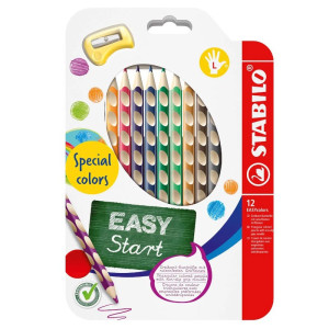 Drevené farbičky STABILO EASYcolors L 12 sada