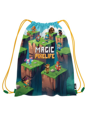 Vrecko na prezuvky s potlačou JUNIOR S9 MAGIC PIXELIFE